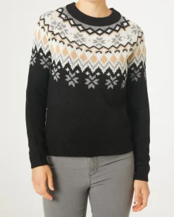 Strickpullover Norwegermuster Janina, Rundhalsausschnitt-KiK Onlineshop Best Sale