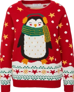 Strickpullover Weihnachten Janina, mit Licht und Sound-KiK Onlineshop Clearance