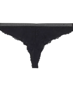 String mit Strasssteinen Janina, Spitze und Mesh-KiK Onlineshop Shop