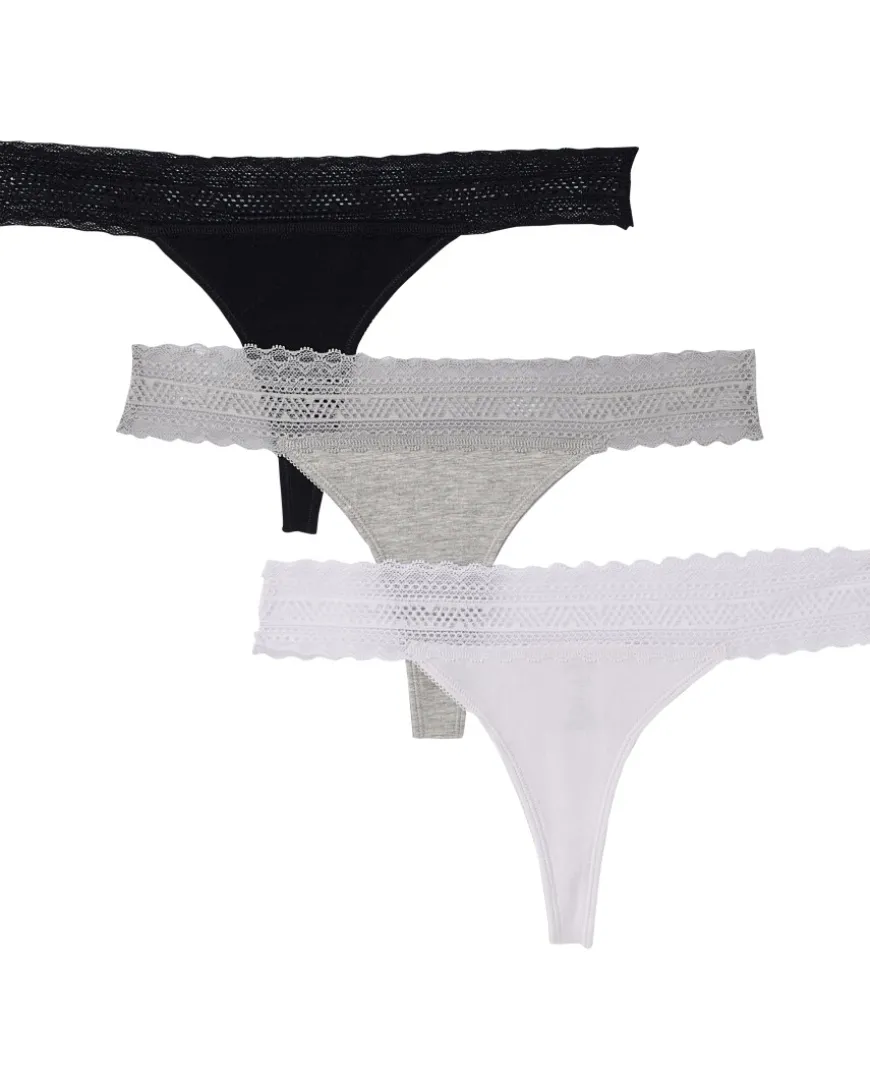 Strings mit Spitze 3er-Pack, Janina-KiK Onlineshop Online