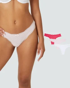Strings mit Spitze 3er-Pack, Janina-KiK Onlineshop Cheap