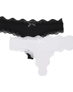 Strings mit Spitzenkanten 2er-Pack, Janina-KiK Onlineshop Cheap