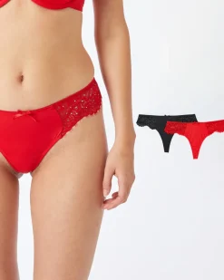 Strings mit Strasssteinen 2er-Pack, Janina-KiK Onlineshop Sale