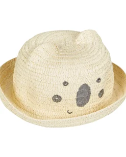 Strohhut mit Koalagesicht Ergee, Umfang ca. 45 – 47 cm-KiK Onlineshop New