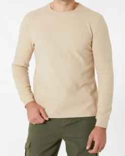 Strukturiertes Langarmshirt X-Mail, Rundhalsausschnitt-KiK Onlineshop Discount