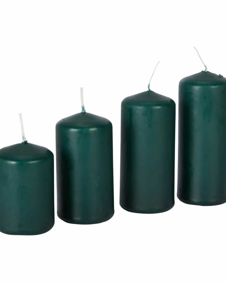 Stumpenkerzen Weihnachten 0,465 kg, 4-tlg. Set-KiK Onlineshop Cheap