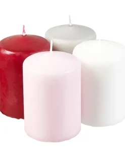 Stumpenkerzen Weihnachten 4er-Pack-KiK Onlineshop Clearance