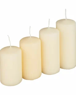 Stumpenkerzen Weihnachten 0,465 kg, 4-tlg. Set-KiK Onlineshop Flash Sale