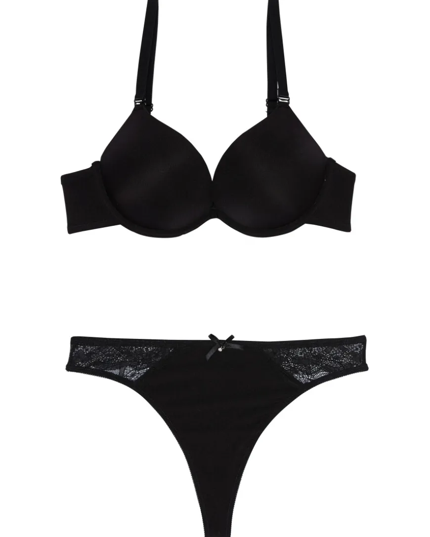 Super-Push-up-BH + String Janina, 2-tlg. Set-KiK Onlineshop Shop