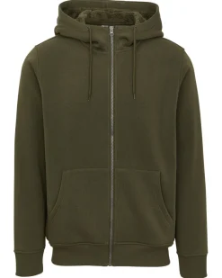 Sweatjacke mit Teddyfell X-Mail, Kängurutasche-KiK Onlineshop Best Sale