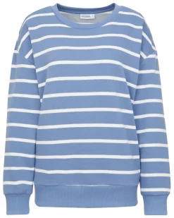 Sweatpullover mit Streifen Janina, Rundhalsausschnitt-KiK Onlineshop New