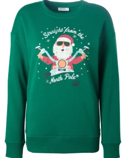 Sweatpullover Weihnachten Janina, Rundhalsausschnitt-KiK Onlineshop Cheap