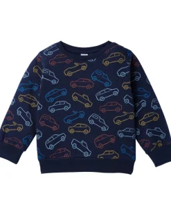 Sweatshirt Autos Rundhalsausschnitt-KiK Onlineshop Best