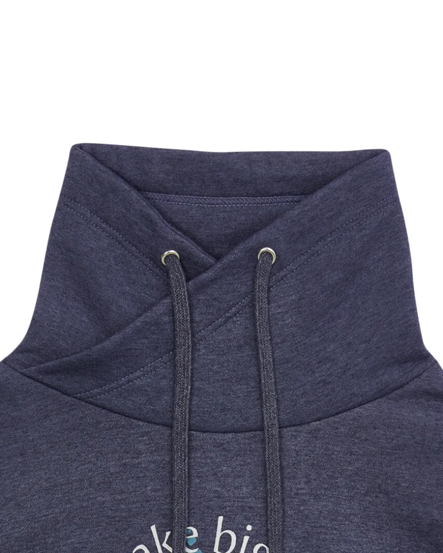 Sweatshirt mit Schalkragen Janina, verschiedene Designs-KiK Onlineshop Outlet