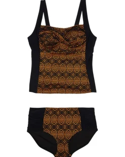 Tankini mit Kontrastfutter Janina curved, 2-tlg. Set-KiK Onlineshop Shop