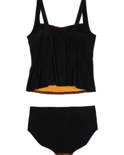 Tankini mit Kontrastfutter Janina curved, 2-tlg. Set-KiK Onlineshop Shop