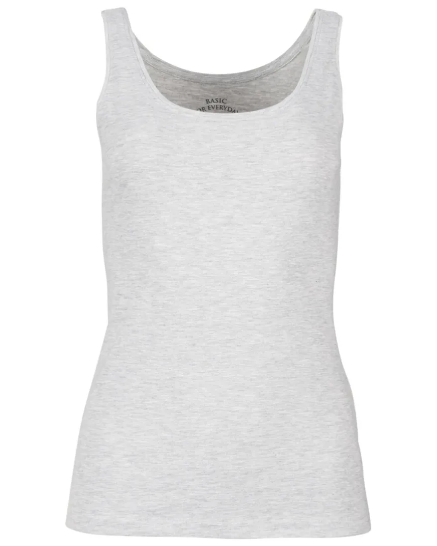Tanktop in Melange Janina, Rundhalsausschnitt-KiK Onlineshop New