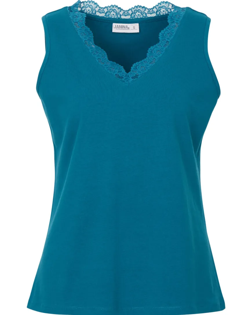 Tanktop mit Spitze Janina, V-Ausschnitt-KiK Onlineshop Store