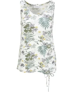 Tanktop mit Tunnelzug Janina, Rundhalsausschnitt-KiK Onlineshop Discount