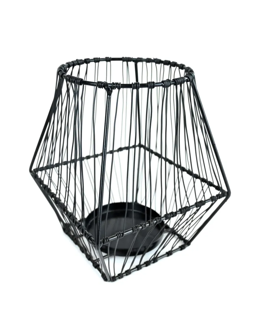 Teelichthalter aus Metall ca. 14 x 14 x 18 cm-KiK Onlineshop Discount