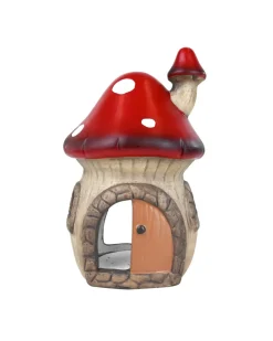 Teelichthalter Pilzhaus ca. 12,7 x 20,5 cm-KiK Onlineshop Hot
