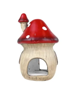 Teelichthalter Pilzhaus ca. 12,7 x 20,5 cm-KiK Onlineshop Hot