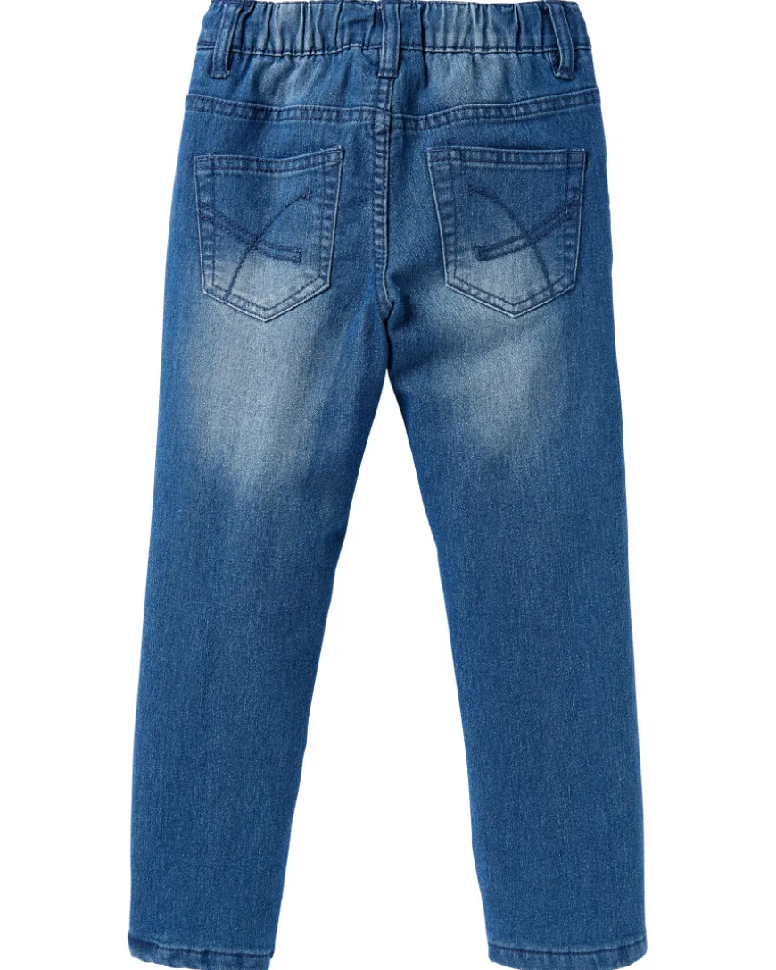 Thermo-Jeans mit Aufnäher elastischer Bund-KiK Onlineshop Hot