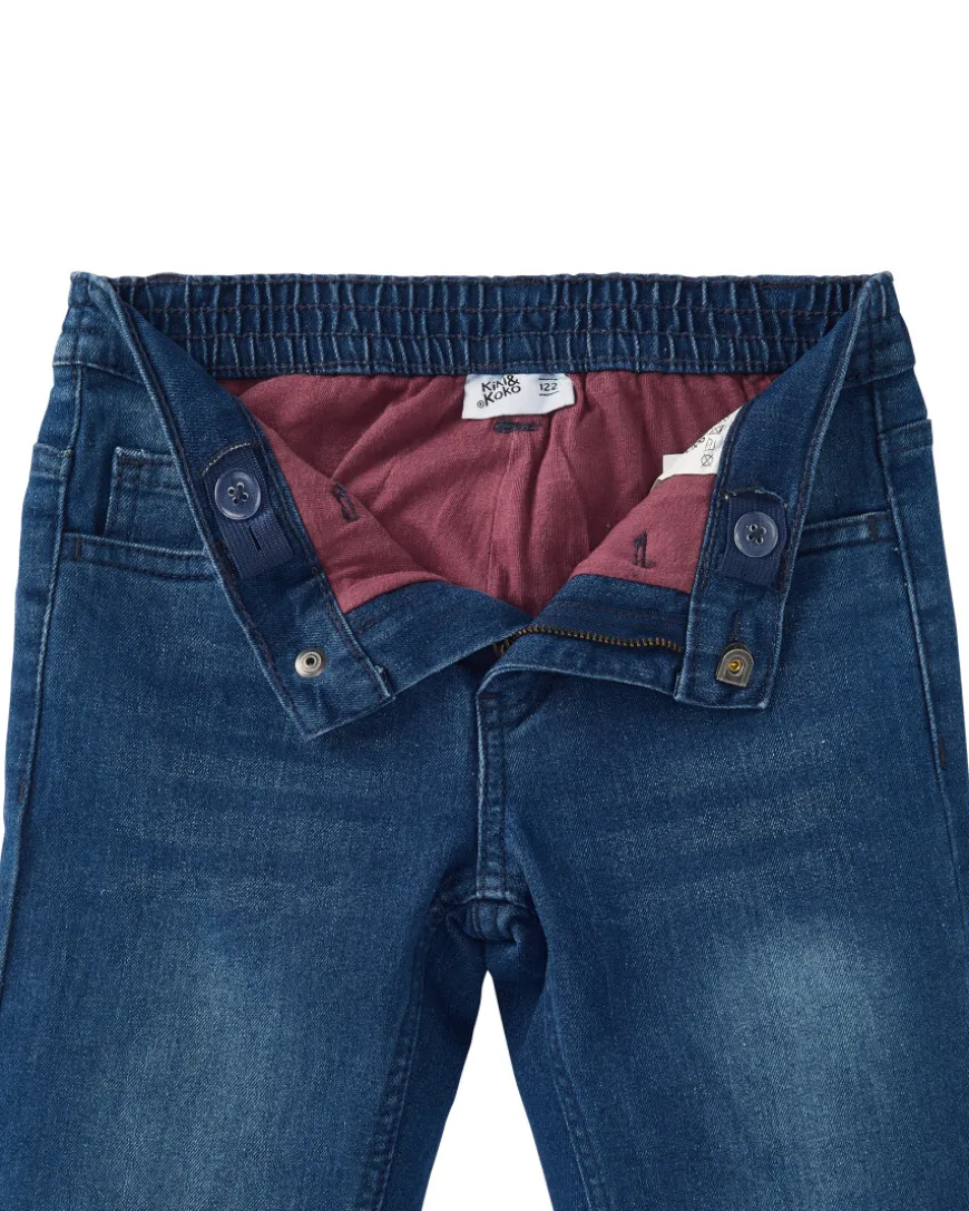 Thermo-Jeans mit Pailletten verstellbare Bundweite-KiK Onlineshop Cheap