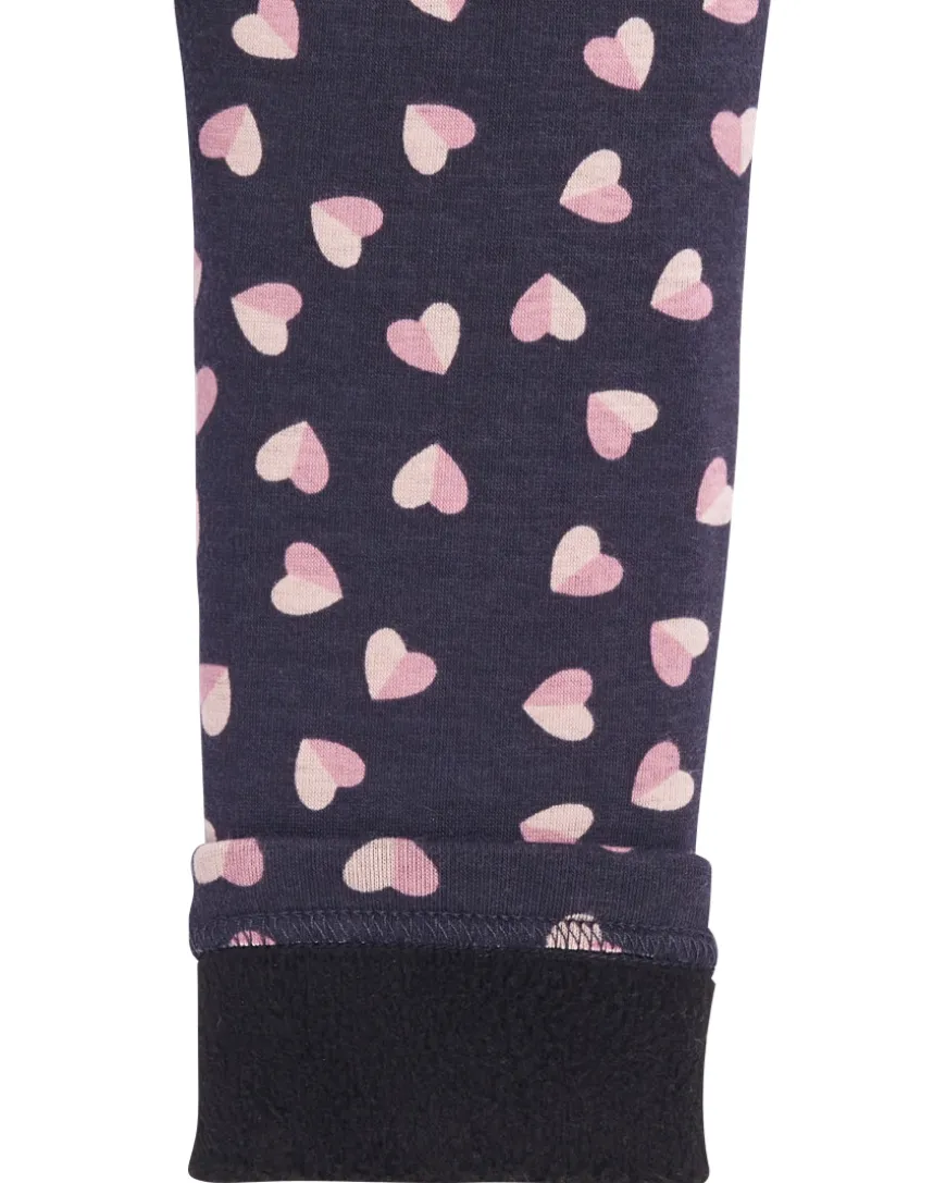 Thermo-Leggings Herzen elastischer Bund-KiK Onlineshop Best