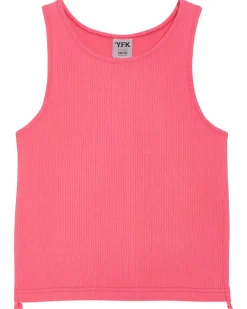 Top in Neonfarbe Y.F.K., Tunnelzug an der Seite-KiK Onlineshop Fashion