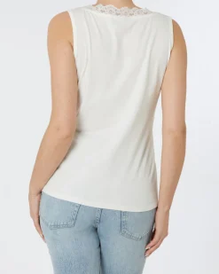Top mit Spitze Janina, V-Ausschnitt-KiK Onlineshop Cheap