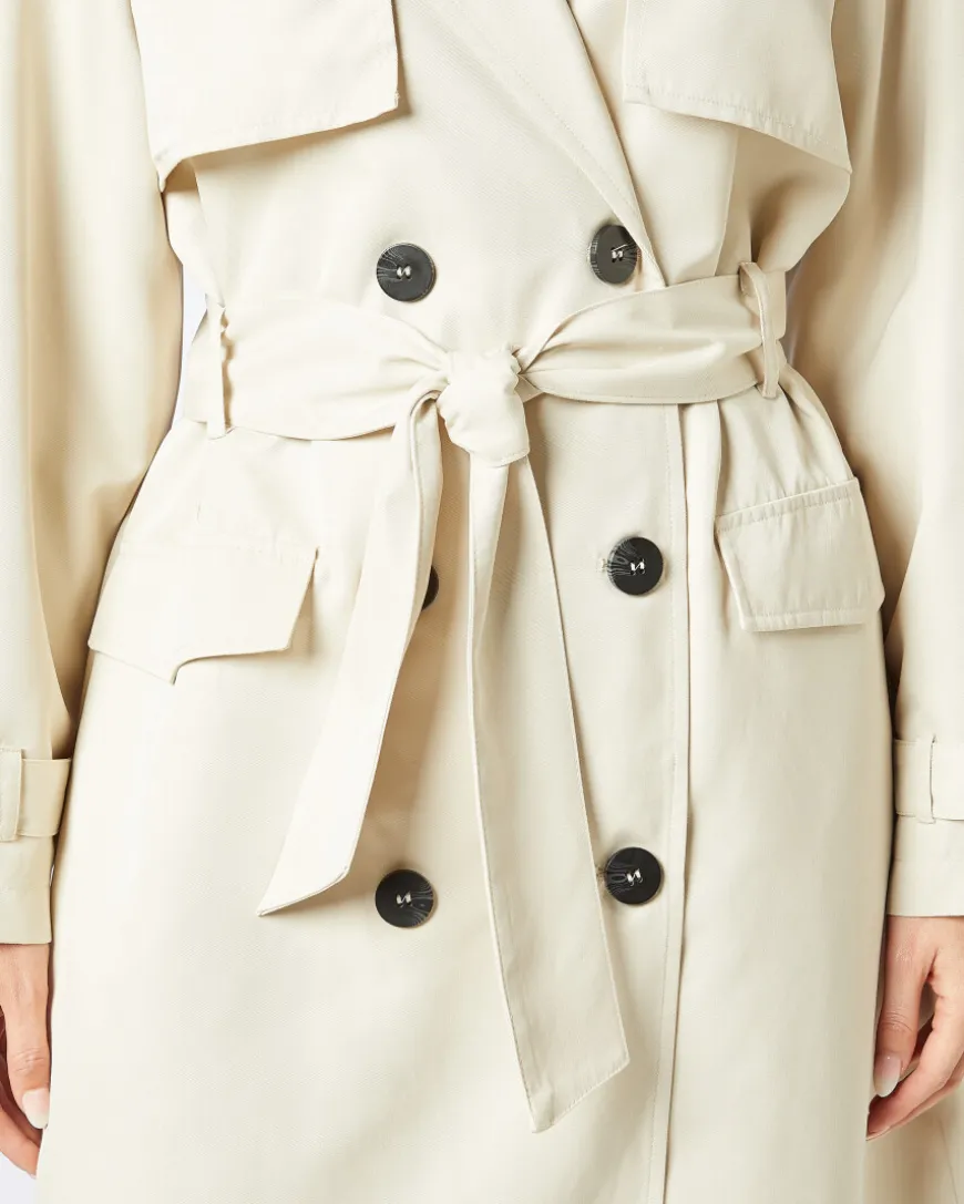 Trenchcoat mit Gürtel Janina, 2 Knopfleisten-KiK Onlineshop Cheap