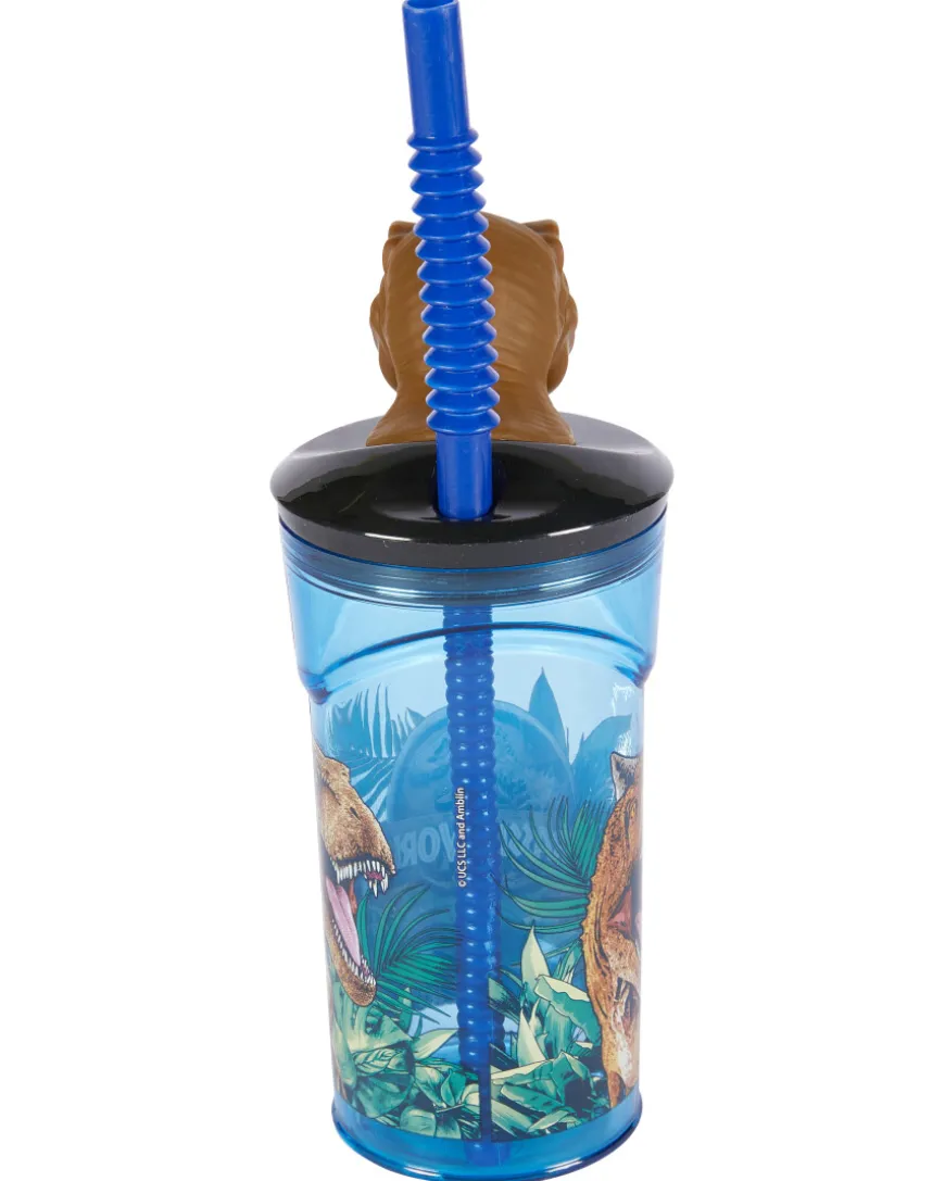 Trinkbecher mit Strohhalm verschiedene Lizenzen, ca. 360 ml-KiK Onlineshop Clearance
