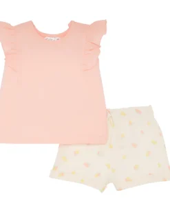 T-Shirt + Musselin-Shorts Ergee, 2-tlg. Set-KiK Onlineshop Outlet