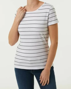T-Shirt aus Baumwolle Janina, Rundhalsausschnitt-KiK Onlineshop Online