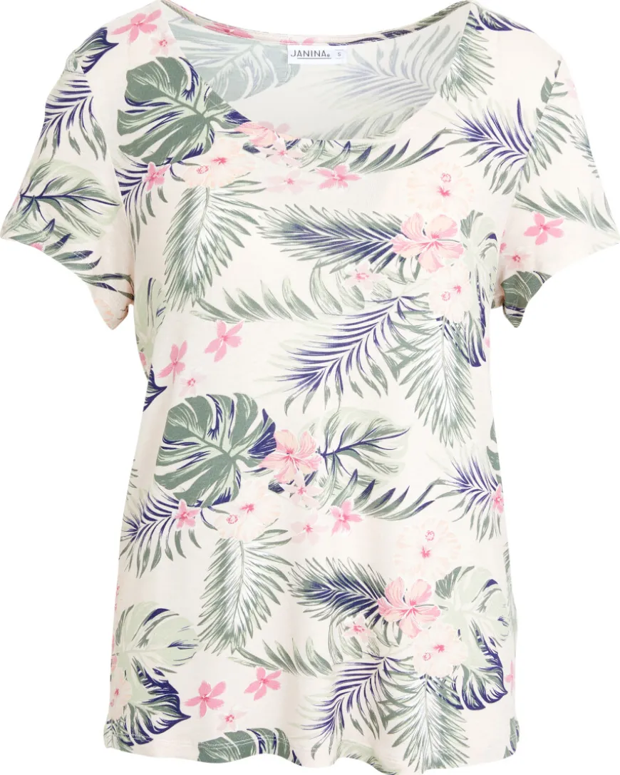 T-Shirt aus Viskose Janina, Rundhalsausschnitt-KiK Onlineshop New