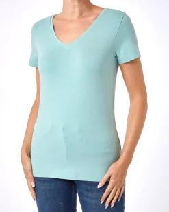 T-Shirt Basic Janina, V-Ausschnitt-KiK Onlineshop Outlet