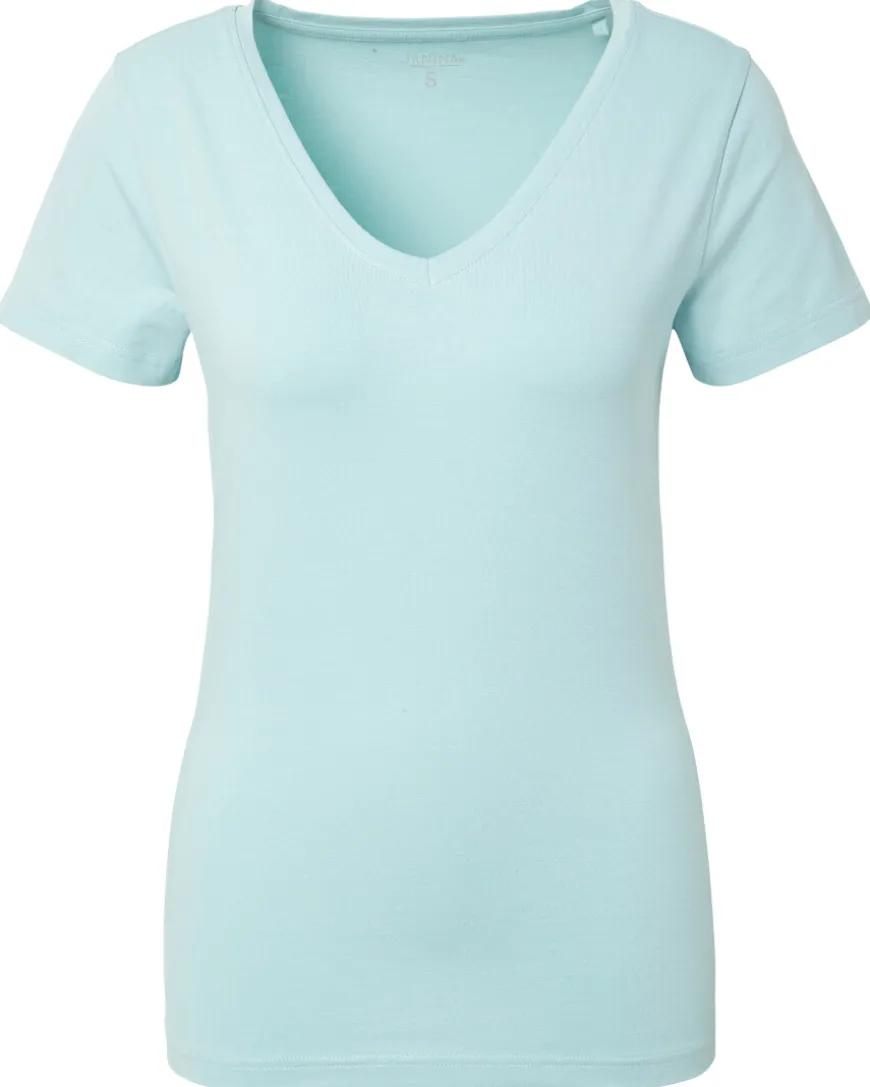 T-Shirt Basic Janina, V-Ausschnitt-KiK Onlineshop Outlet
