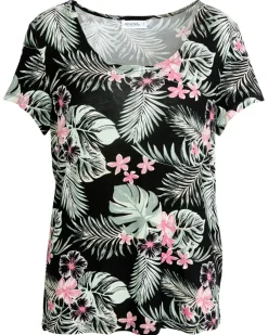T-Shirt Blätter Janina, Stretchanteil-KiK Onlineshop Best
