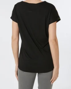 T-Shirt Federn Janina, Rundhalsausschnitt-KiK Onlineshop Online