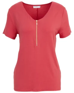 T-Shirt Janina, Reißverschluss-KiK Onlineshop Fashion