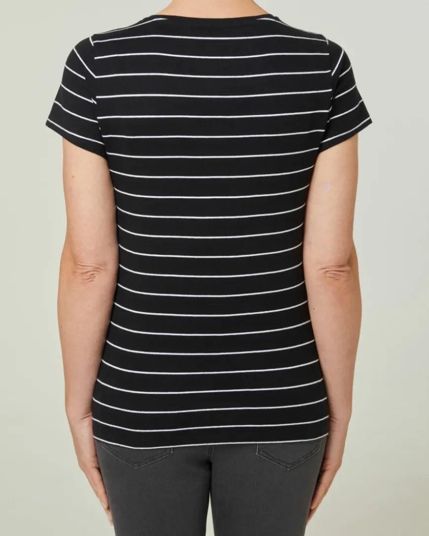 T-Shirt Janina, Rundhalsausschnitt-KiK Onlineshop Discount