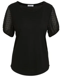 T-Shirt mit Chiffonärmeln Janina, Rundhalsausschnitt-KiK Onlineshop Best Sale