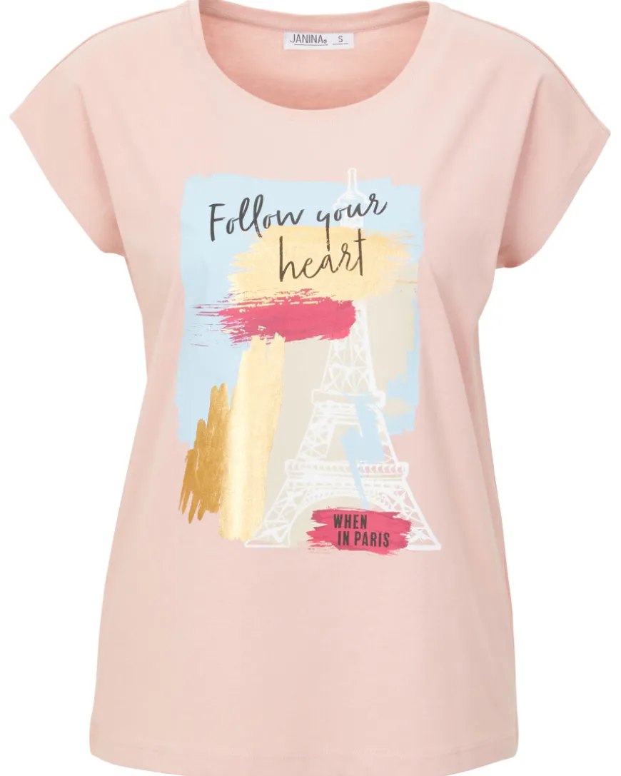 T-Shirt mit Fledermausärmeln Janina, Rundhalsausschnitt-KiK Onlineshop Clearance