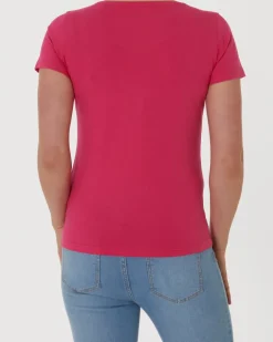 T-Shirt mit Rundhalsausschnitt Janina, Stretchanteil-KiK Onlineshop Outlet