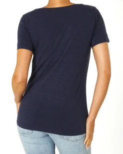 T-Shirt mit Rundhalsausschnitt Janina, Stretchanteil-KiK Onlineshop Clearance