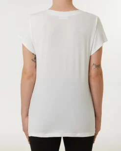 T-Shirt mit Spitzeneinsatz Janina, Y-Ausschnitt-KiK Onlineshop Cheap