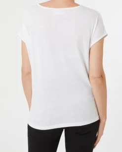 T-Shirt mit Spitzeneinsatz Janina, Rundhalsausschnitt-KiK Onlineshop Hot