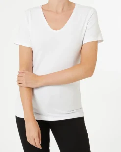 T-Shirt mit Stretch Janina, V-Ausschnitt-KiK Onlineshop Best