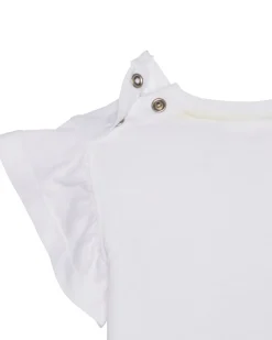T-Shirt mit Tüllblumen Ergee, Schulterknöpfe-KiK Onlineshop Store